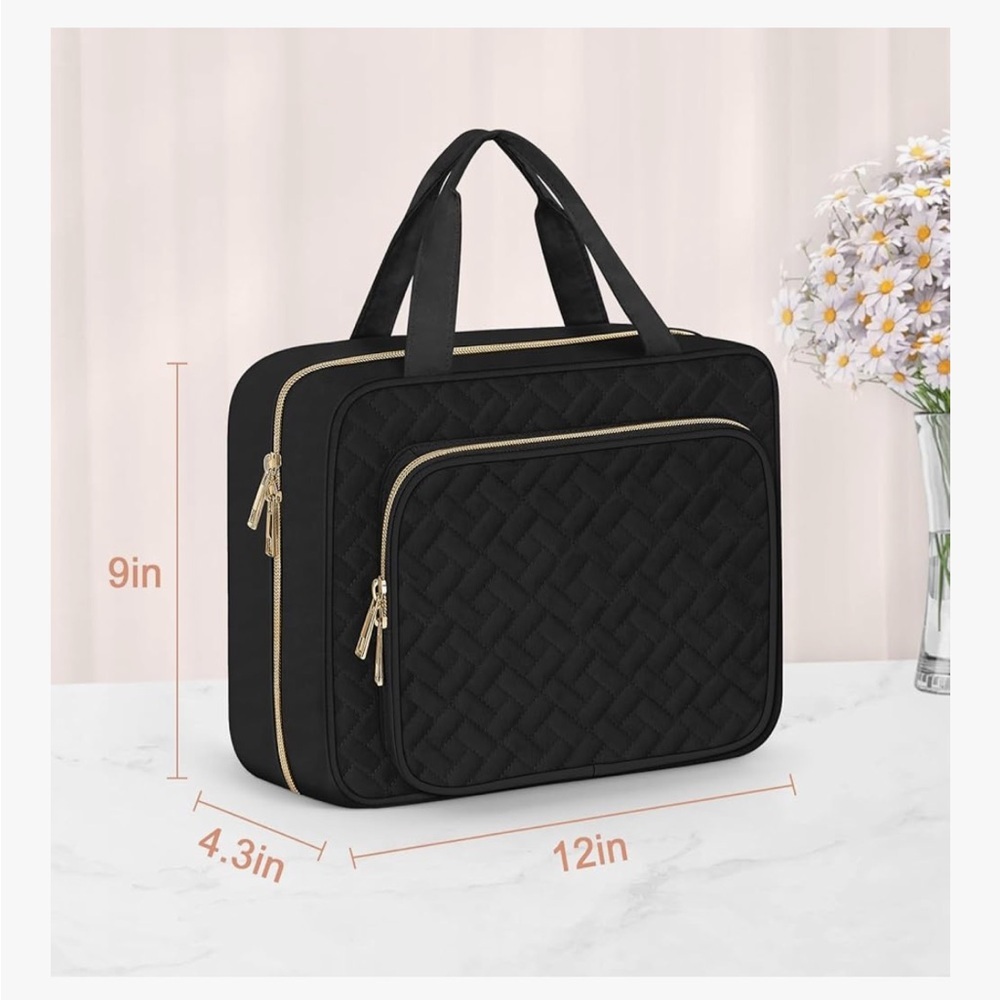 NWT Wedama Large Quilted Toiletry + Jewelry Organizer Travel Bag - Picture 14 of 14